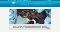 Desktop Screenshot of cochraneanimalclinic.com